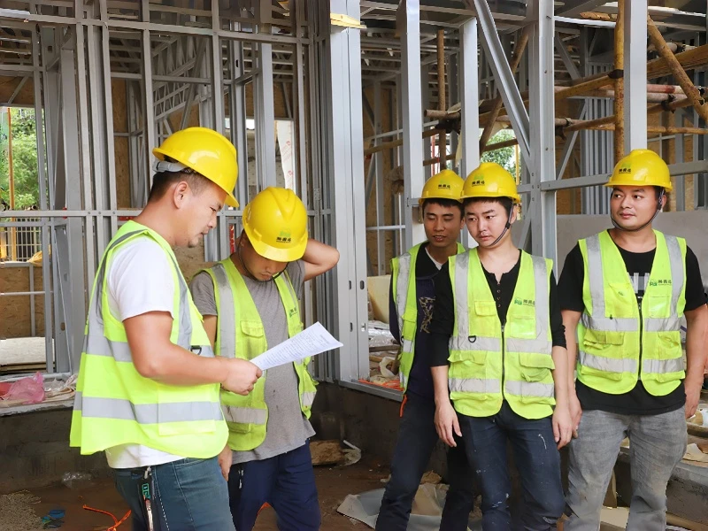 light steel housing installation documents and assembly support