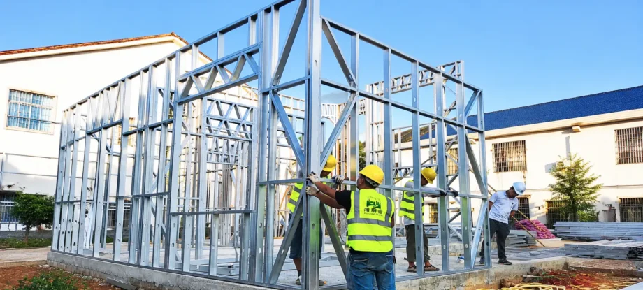light steel housing installation documents and assembly support