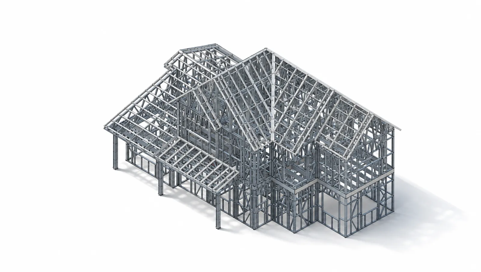 Halcyon-B2 two-storey light-gauge steel framing structure