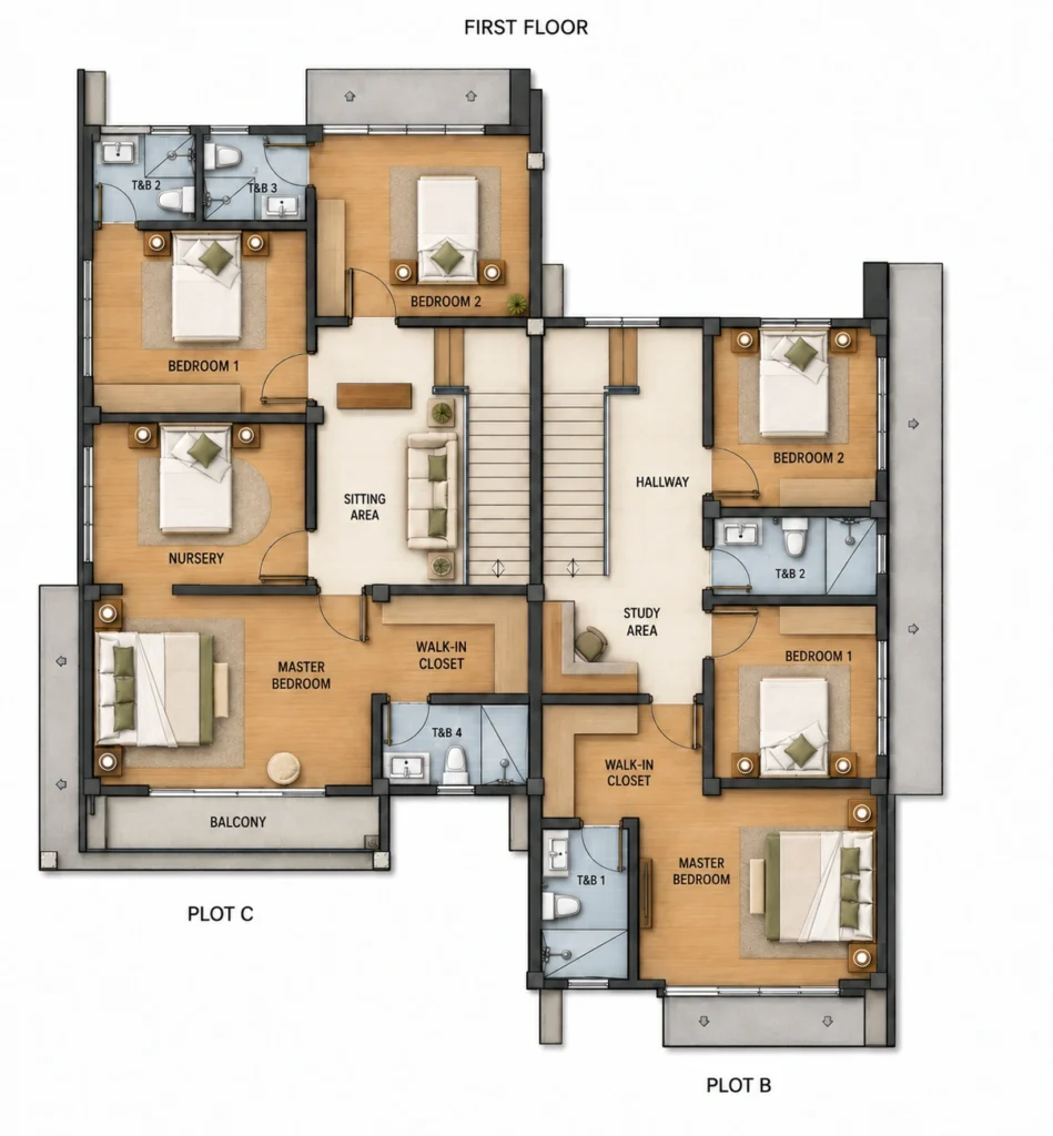 Halcyon-B4 2F colour floor plan